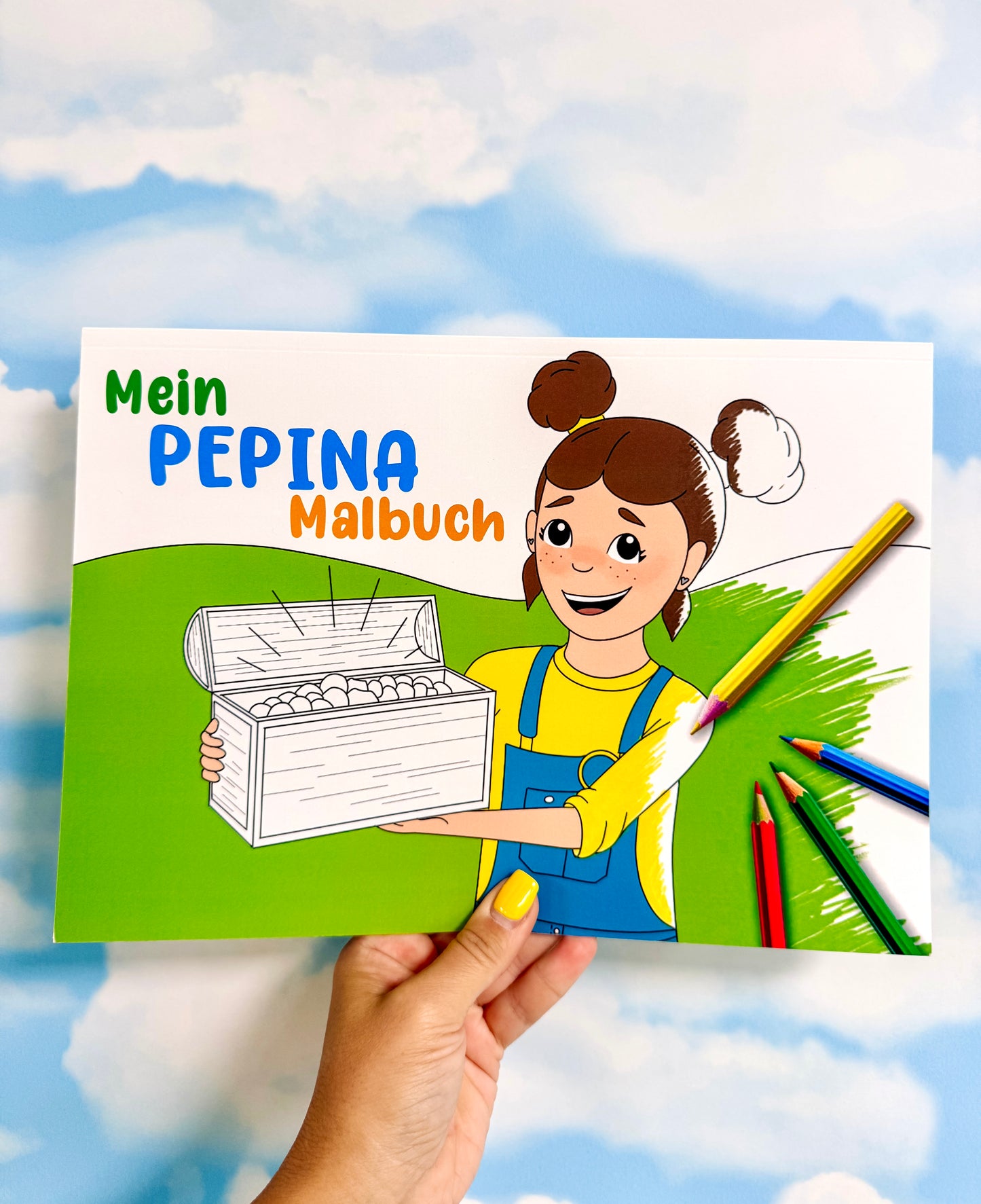 PEPINA Malbuch mit 22 Ausmalbildern