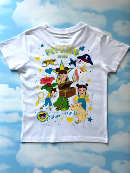 Pepina T-Shirt weiss "Special-Edition Schatzsuche" (B-WARE)