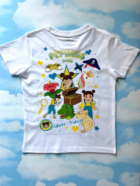 Pepina T-Shirt weiss "Special-Edition Schatzsuche" (B-WARE)