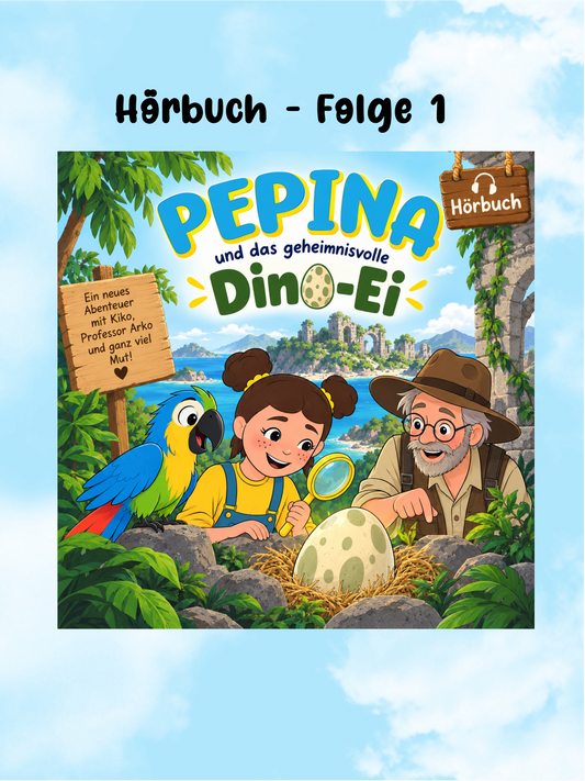 „Pepina und das geheimnisvolle Dino-Ei" Hörbuch Folge 1