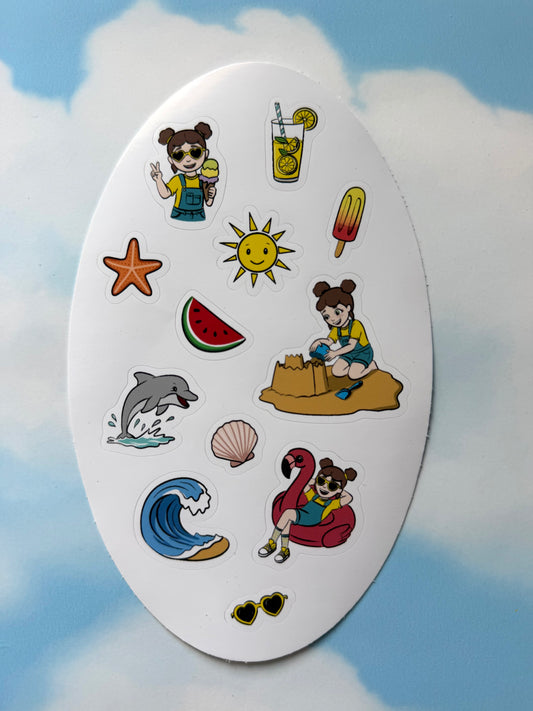Pepina Sticker-Set Sommer