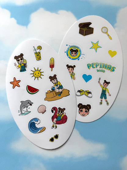 Pepina Sticker-Set Sommer