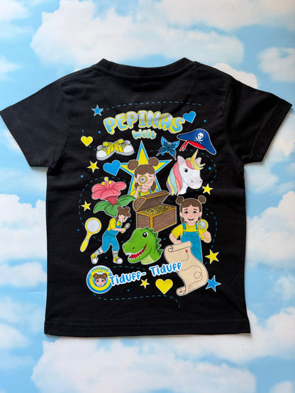 Pepina "Special-Edition Schatzsuche": T-Shirt & Stickerbogen