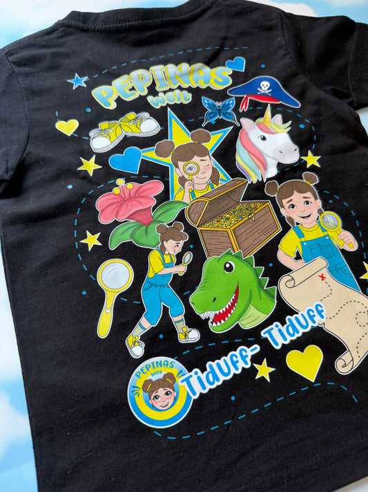 Pepina "Special-Edition Schatzsuche": T-Shirt & Stickerbogen