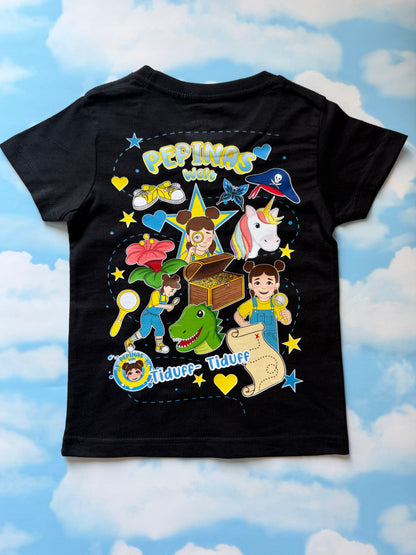 Pepina T-Shirt schwarz "Special-Edition Schatzsuche" (B-WARE)