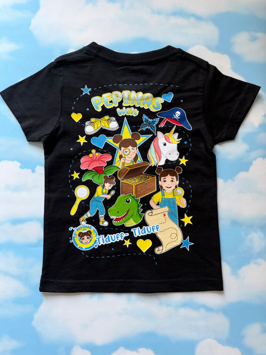 Pepina T-Shirt schwarz "Special-Edition Schatzsuche" (B-WARE)